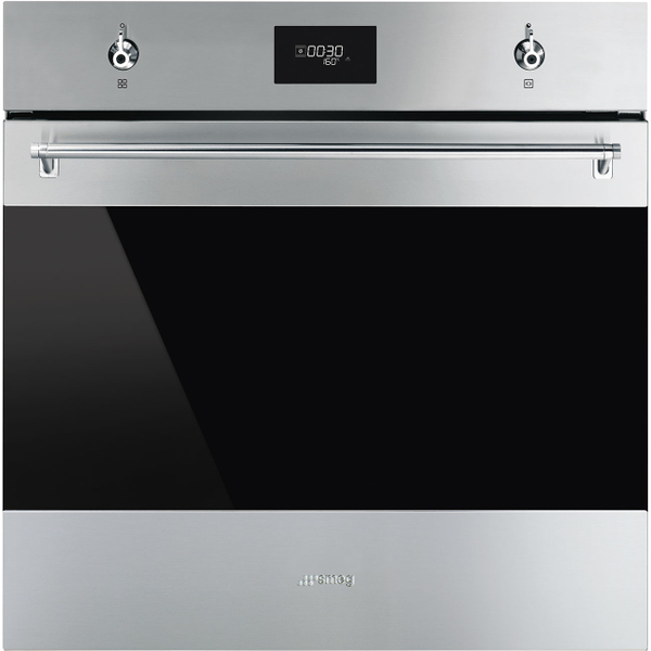 Fotoja e Furrë SMEG Classica SO6301TX, 60cm, 3000 W, e hirtë/zezë