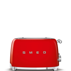 Fotoja e Thekëse buke SMEG 50'S Style TSF03RDEU, 2000 W, 4 copë, e kuqe