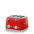 Fotoja e Thekëse buke SMEG 50'S Style TSF03RDEU, 2000 W, 4 copë, e kuqe, Picture 2