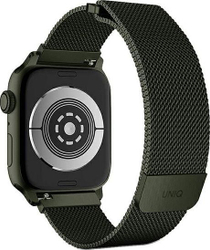 Fotoja e [OUTLET] Rrip UNIQ Dante për Apple Watch Series 4 / 5 / 6 / 7 / SE 42 / 44 / 45 mm, i gjelbër