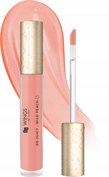 Fotoja e Shkëlqyes për buzë AA Wings So Juicy, Wild Peach, 5ml