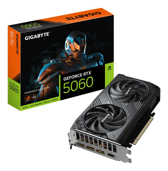 Fotoja e Kartelë grafike Gigabyte GeForce RTX 5060 WINDFORCE MAX OC 8GB