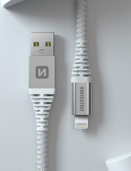 Fotoja e Kabllo SWISSTEN Kevlar Usb Lightning, 1.5m