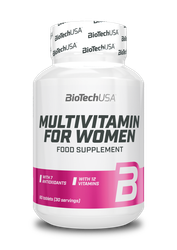 Fotoja e Suplemente BioTechUSA Multivitamin for Women, 60 tableta