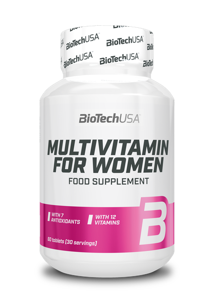Fotoja e Suplemente BioTechUSA Multivitamin for Women, 60 tableta