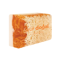 Fotoja e Sapun Sinoz Pür Doğal Natural, me fije kungulli&mjaltë&qumësht gomarice, 130gr