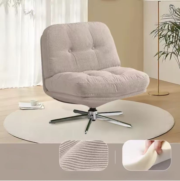 Fotoja e Karrige Newstyle Richome, 84x47x44cm, krem e hapur