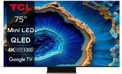 Fotoja e Televizor MINI LED TCL 75C803, 75", 4K Ultra HD, i zi