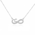 Fotoja e Varëse për femra Agato Infinity Love AGS1573/47, e argjendtë, Picture 1