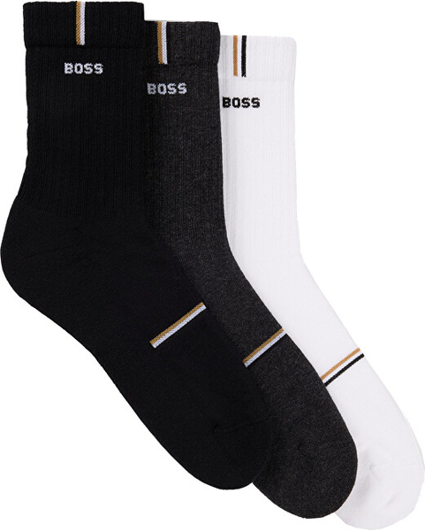 Fotoja e Set prej 3 palësh çorape për meshkuj BOSS / 39-42