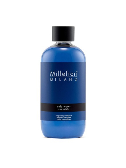 Fotoja e Mbushje për shpërndarësin aromatik Millefiori Milano Natural Cold Water, 250 ml