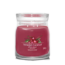 Fotoja e Qiri aromatik Yankee Candle Signature Medium Black Cherry, 368 g