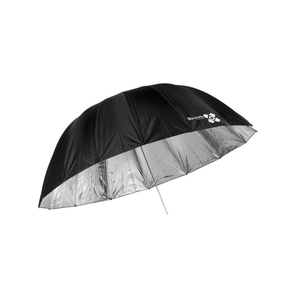 Fotoja e Quadralite 185cm Silver Parabolic Umbrella