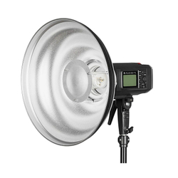 Fotoja e Quadralite Wave Beauty Dish silver 55cm with Bowens Adapter