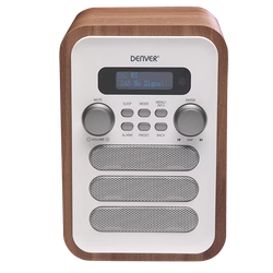 Fotoja e Denver FM Radio with Bluetooth DAB-48 White