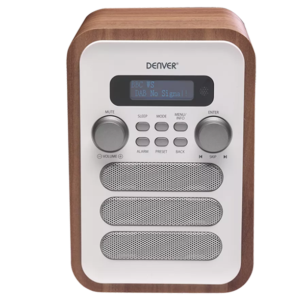 Fotoja e Denver FM Radio with Bluetooth DAB-48 White