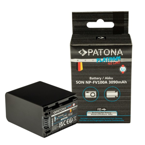 Fotoja e PATONA Platinum Battery with USB-C Input F. Sony NP-FV100