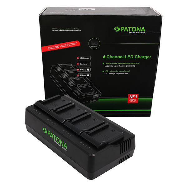 Fotoja e PATONA Premium 4-fold Charger for Sony