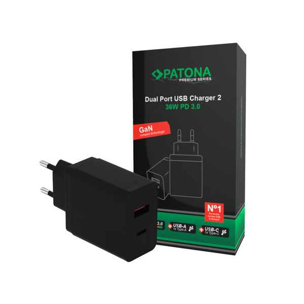 Fotoja e PATONA Premium Dual Port USB Charger 25W