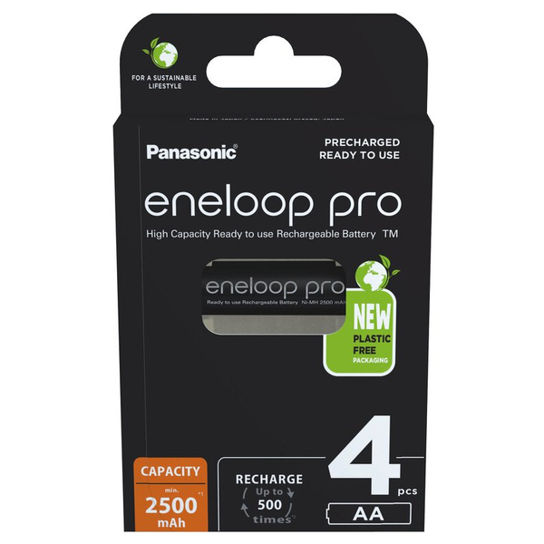 Fotoja e Panasonic Eneloop Batteries Pro AA/4B 2000mAh