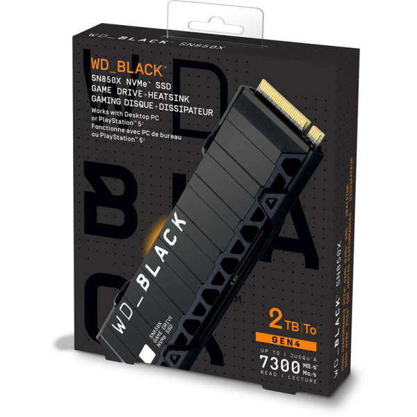 Fotoja e WD BLACK SN850 NVMe SSD Game Drive+Heatsink 2TB