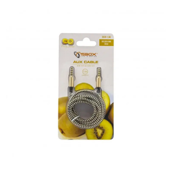 Fotoja e SBOX Audio Cable SBOX 3.5mm- Gold 1.5m Aux