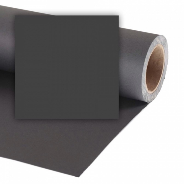 Fotoja e Colorama Background Paper 1.35x11m Black