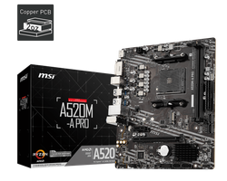 Fotoja e Pllakë amë MSI A520M-A PRO Socket AM4