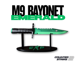 Fotoja e Thikë 3DPrintKS CS2/CS:GO - M9 Bayonet Emerald