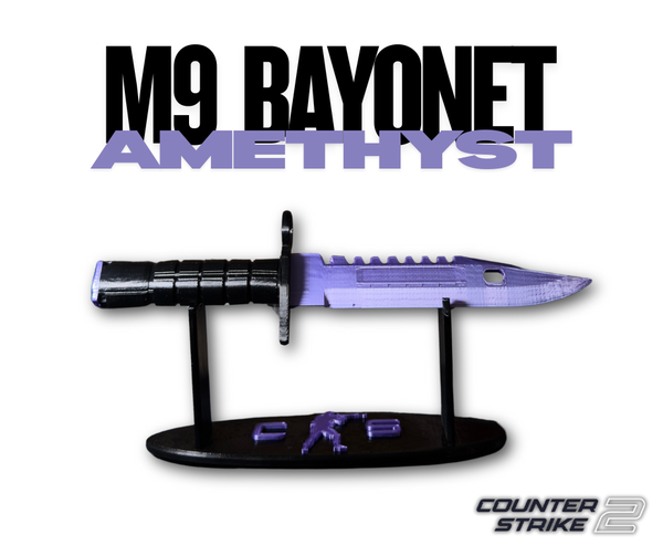 Fotoja e Thikë 3DPrintKS CS2/CS:GO - M9 Bayonet Amethyst
