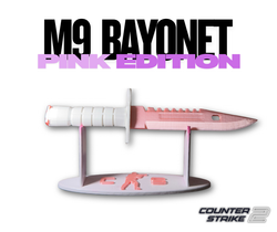 Fotoja e Thikë 3DPrintKS CS2/CS:GO - M9 Bayonet Pink