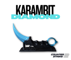 Fotoja e Thikë 3DPrintKS CS2/CS:GO - Karambit Diamond