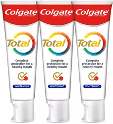 Fotoja e Set pasta dhëmbësh Colgate Total Whitening, 3 x 75 ml