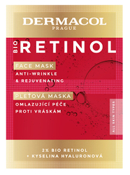 Fotoja e Maskë për fytyrë me retinol Dermacol Bio Retinol, 2 x 8 ml