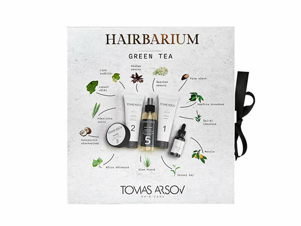 Fotoja e Set për flokë Tomas Arsov Shampo 250 ml + Zbutës 250 ml + Maskë 100 ml + Vaj 50 ml + Trajtues 200 ml