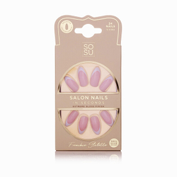 Fotoja e Set thonjë artificial SOSU Cosmetics Frenchie, 24 copë