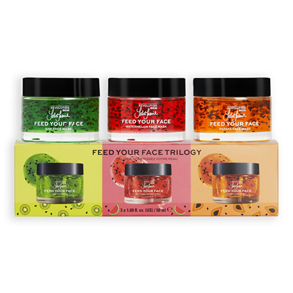 Fotoja e Set maska për fytyrë Revolution Skincare X Jake Jamie Fruity Mask, 3 x 50 ml