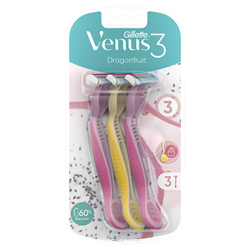 Fotoja e Brisk rroje Gillette Venus 3 Dragonfruit për femra, 3 copë