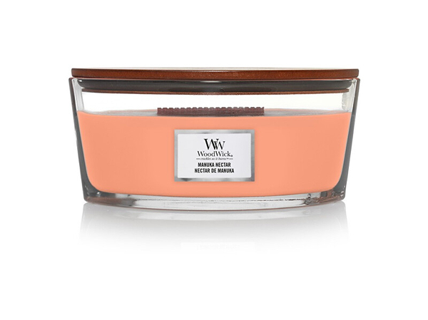 Fotoja e Qiri aromatik WoodWick Ellipse Manuka Nectar