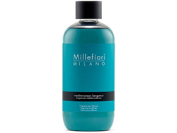 Fotoja e Rimbushje për shpërndarës arome Millefiori Milano Natural Mediterranean Bergamot, 250 ml