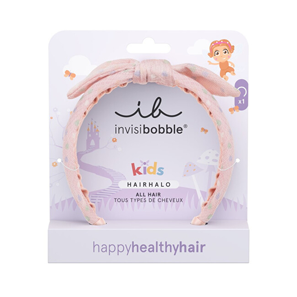 Fotoja e Shirit koke për fëmijë Invisibobble Kids Hairhalo, rozë