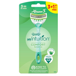 Fotoja e Set brisqe rroje për femra Wilkinson Sword My Intuition Comfort Sensitive, 3 + 1 copë