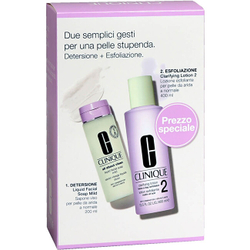 Fotoja e Set Clinique Clarifying Lotion 2, losion pastrues 400 ml + sapun i lëngshëm për fytyrë 200 ml