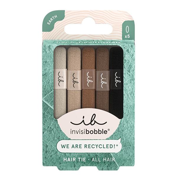 Fotoja e Llastik për flokë Invisibobble Mocha, 5 copë, shumëngjyrësh