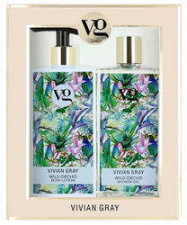 Fotoja e Set për trup Vivian Gray Wild Orchid, xhel për trup 350 ml + losion për trup 350 ml