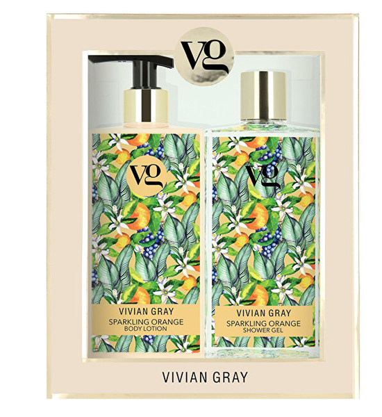 Fotoja e Set për trup Vivian Gray Sparkling Orange, xhel dushi për trup 350 ml + losion për trup 350 ml