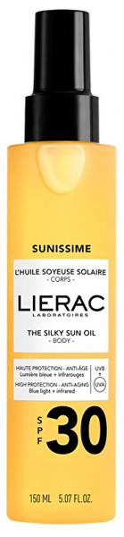 Fotoja e Vaj mbrojtës ndaj diellit Lierac SPF 30 Sunissime (The Silky Sun Oil), 150 ml