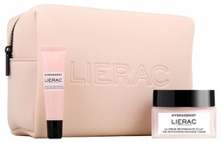 Fotoja e Set për fytyrë Lierac The Routine, krem për fytyrë 50 ml + krem për zonën e syve 15 ml + çantë kozmetike