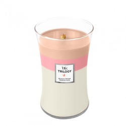 Fotoja e Qiri aromatik WoodWick Trilogy Blooming Orchard, 609.5 g