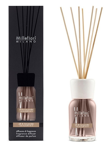 Fotoja e Difuzer aromatik Millefiori Milano Silk & Rice Powder, 250 ml